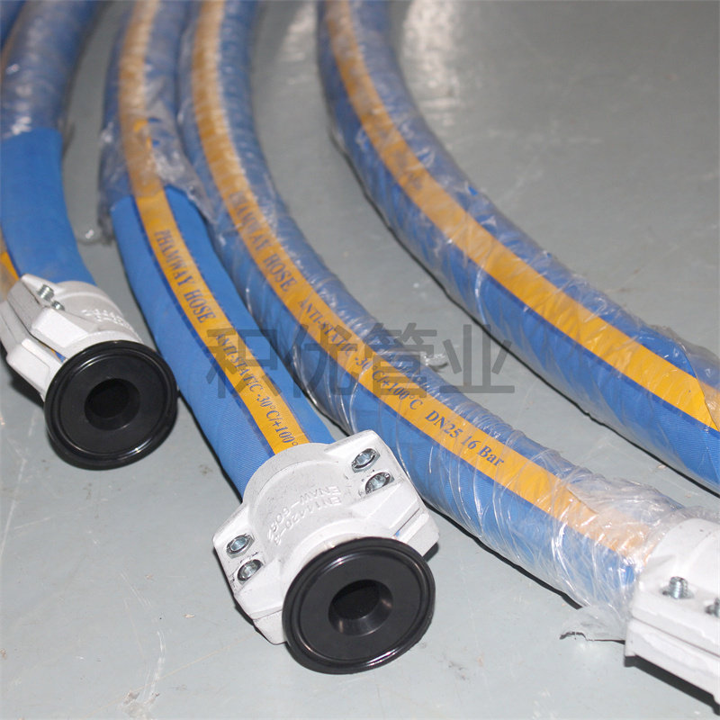 食品级衬氟防静电橡胶软管化工复合软管耐温耐腐蚀耐真空负压