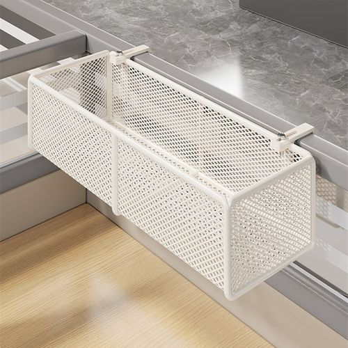 桌面挂篮桌面工作站屏风隔断挂储物架办公用品储物架器物