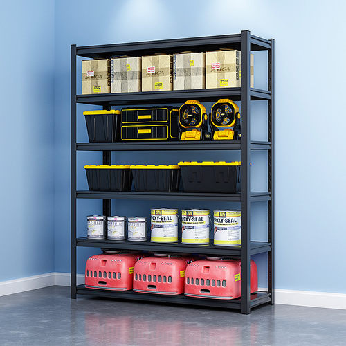 仓储货架落地多层置物架仓库超市阳台角钢展示架杂物储物架铁架子