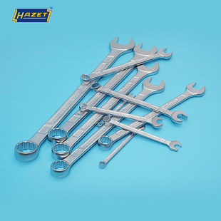 德国进口HAZET五金工具公制梅花开口两用扳手梅开扳手6mm 27mm