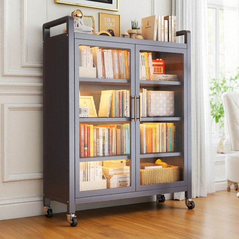 钢制书柜收纳柜一体儿童书架防尘带门家用客厅卧室展示柜置物架子,农用物资,苗木固定器/支撑器,淘宝优惠券,粉丝福利购,淘宝优惠卷