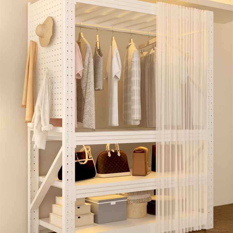 货架衣柜家用简易组装卧室出租房衣物收纳开放式洞洞板金属衣架子,农机/农具/农膜,排灌设备,淘宝优惠券,粉丝福利购,淘宝优惠卷