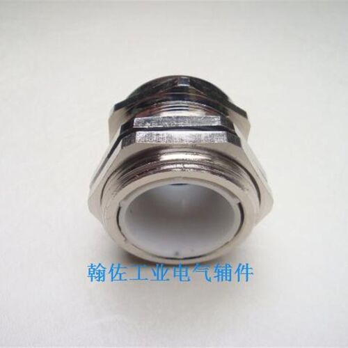 黄铜镀镍线缆防水接头 公制M50*1.5  通径25-32mm  金属电缆葛兰