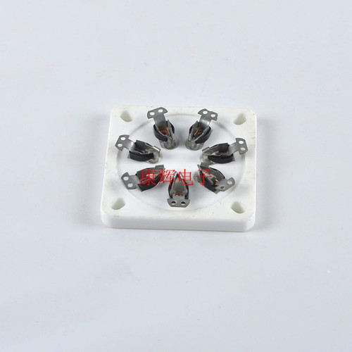 全新陶瓷平板7脚电子管座 GZC7-7 适用FD71 FD-71电子管搭棚用