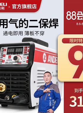 安德利二氧化碳气体保护焊机无气二保焊机一体电焊机家用小型220V