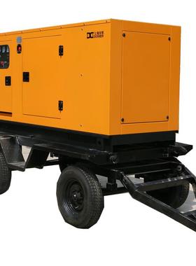 东明200KW移动拖车低噪音康明斯柴油发电机GF2-200K(T)-1