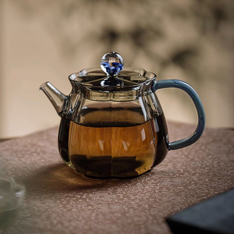日式茶壶玻璃耐高温带过u滤闷茶壶泡茶壶单壶个人功夫茶具