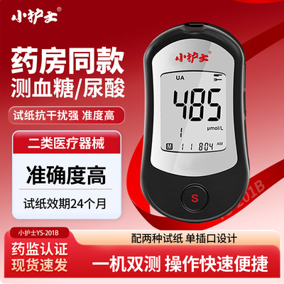 小护士血糖尿酸双功能测试仪