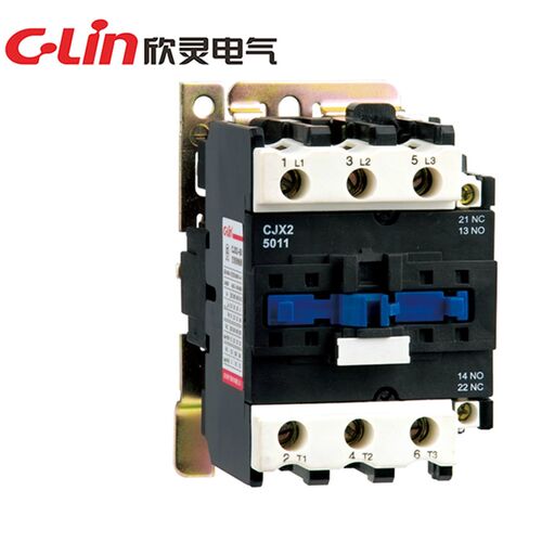 C-Lin欣灵牌交流接触器CJX2-5011 三相电流50A银合金触点LC1-D50