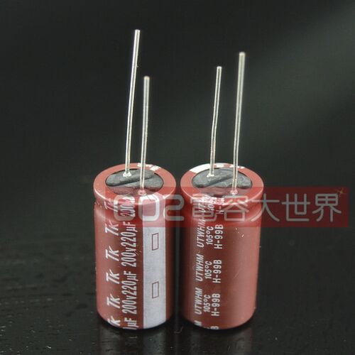 200v220uf高频TK东信固定开关电源LED主板铝电解电容器105度16*31