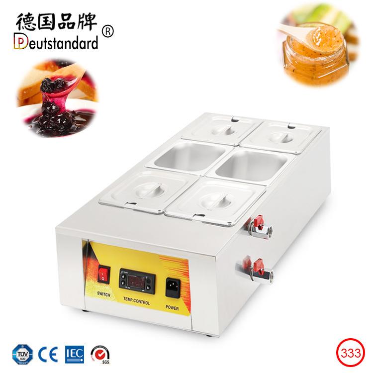巧克力熔炉机商用朱古力融炉锅六缸热巧克力融化机隔水加热np333