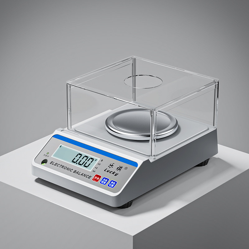 乐祺电子秤0.01g 精准电子称高精度黄金称精密克称实验室电子天平