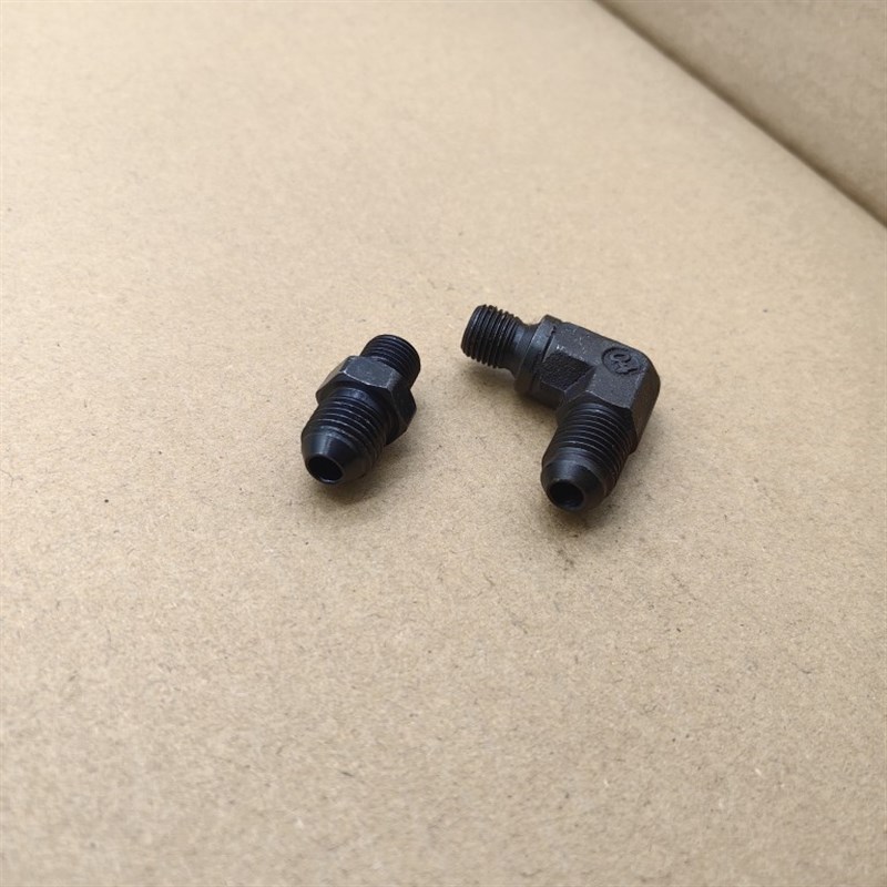 公制M10*1组-转M12*1.25D型外扩口凸口型高压铁材料外表发黑1012