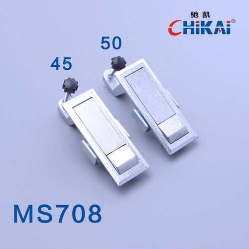MS708-45-50配电箱弹跳锁开关柜机械烧烤车按钮可调节高度门锁
