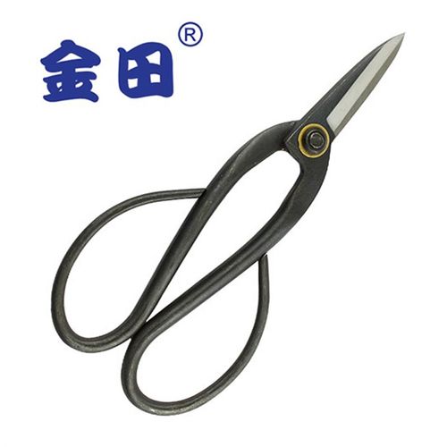 日本金田大久保铗修枝剪刀盆栽剪刀盆景修剪工具园艺工具尖头小枝