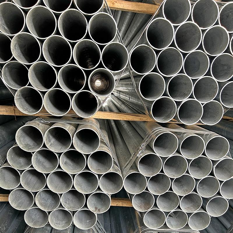 江门镀锌管供应小口径冷镀锌钢管厚壁大棚焊接6分铁水管加工圆管