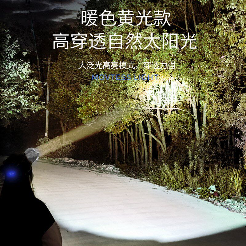 LED强光头灯超亮可充电头戴式手电筒夜钓鱼家用工作矿灯野外远射