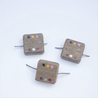 USA三姆SANGAMO4.54nf-5.4nf 5.5nf-6.7nf胆机耦合电容银云母电容