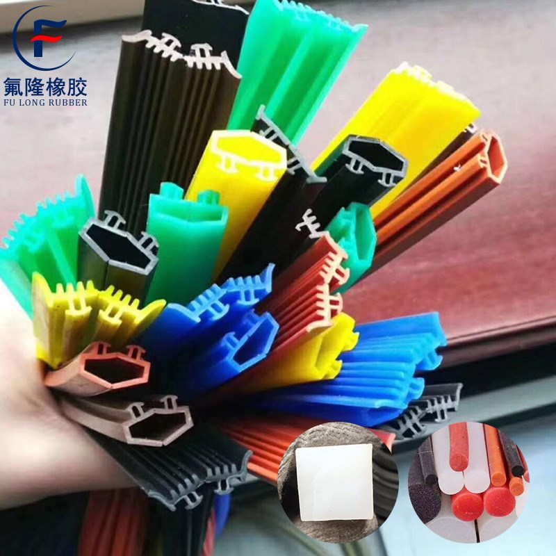 加工定制实心d型硅胶挤出密封条B 耐高温防撞防水挤出橡胶密封条