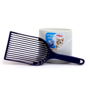 猫砂铲子细孔高效率猫砂铲超大号铲屎君利器带底座猫屎铲子猫用品