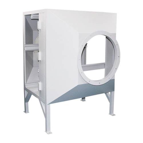 工业除固废物过滤箱|非标订购烤漆双开门金属网过滤箱