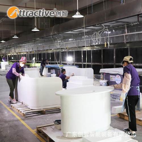 水帘喷漆柜除创智660打磨设备柜环保尘型家具涂装生产线