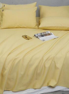 J6DA尾单甩加厚1F76S7HH7单00棉色织双条纹床纯棉亲宿舍肤人睡单1