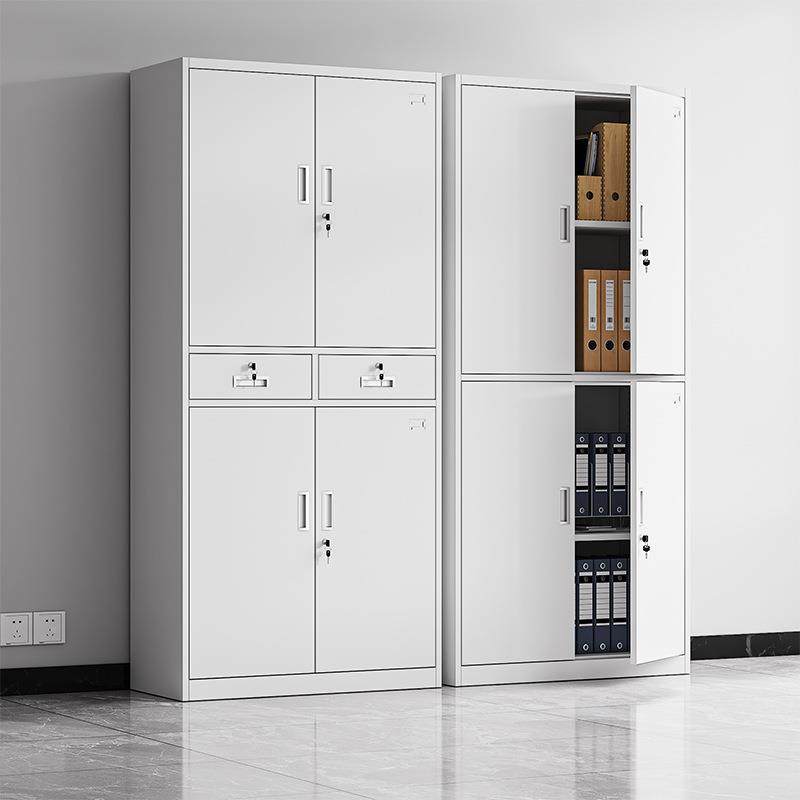 钢物制公办室文件柜铁皮柜子资料HG-1案柜档凭证柜带锁铁皮柜书柜