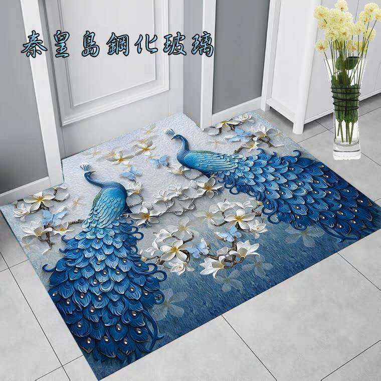 脚5ZW新免洗钢化玻璃地垫F7618191地欧踏式门垫中式垫脚踏家用,居家布艺,家用脚垫,淘宝优惠券,粉丝福利购,淘宝优惠卷