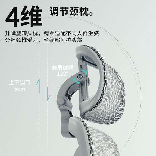 赛谷电脑椅可躺护靠背办人公座椅家用久OFA坐适电竞椅体工学腰舒