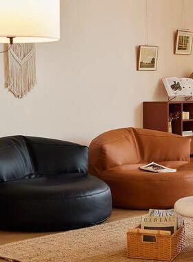 半月懒人可小沙发单人懒人椅小豆户型出租屋沙发UYP躺可睡阳台袋