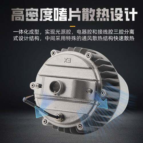 LED三防灯NFC9180短款长款玻璃罩LED防眩可配支架护栏杆50W100W