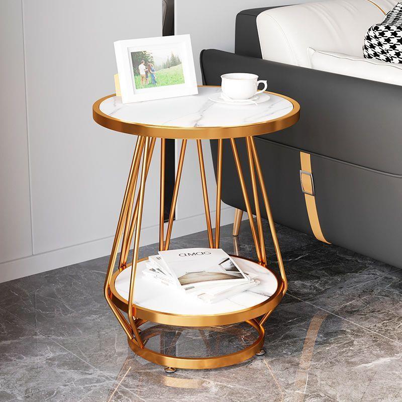 小IXC代圆桌茶几轻奢现客厅用角几沙发边几阳台桌简约迷你床家头