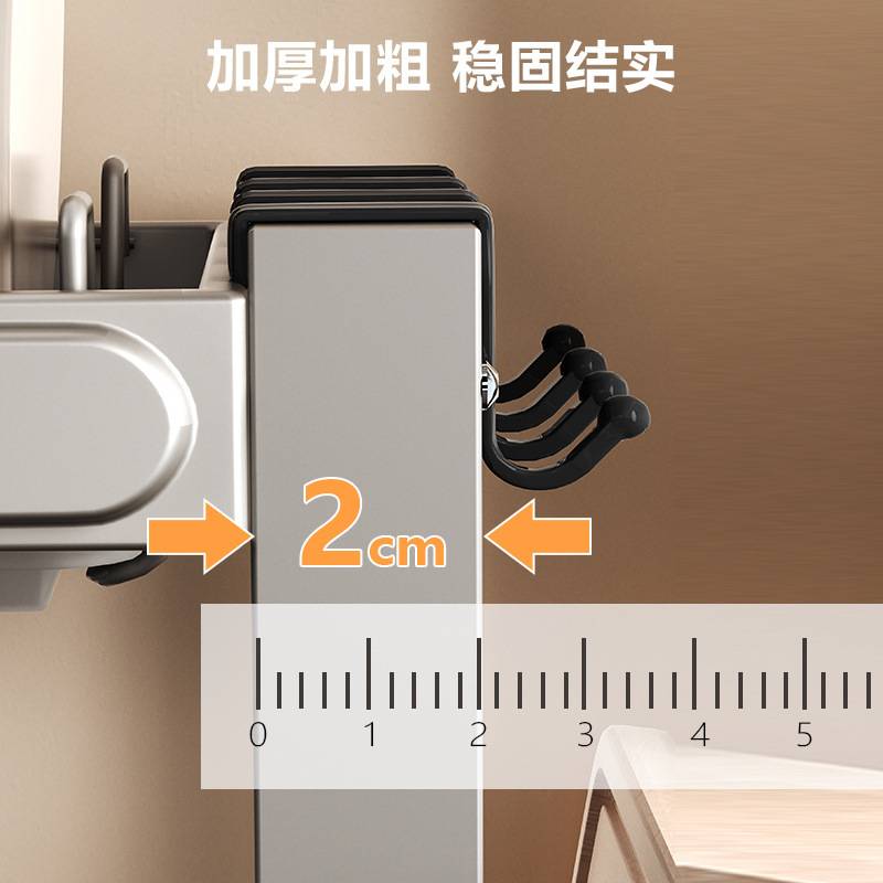 不锈钢厨房碗架沥水收纳架碗柜置物架多功能放碗盘碗筷碗碟赵之吴