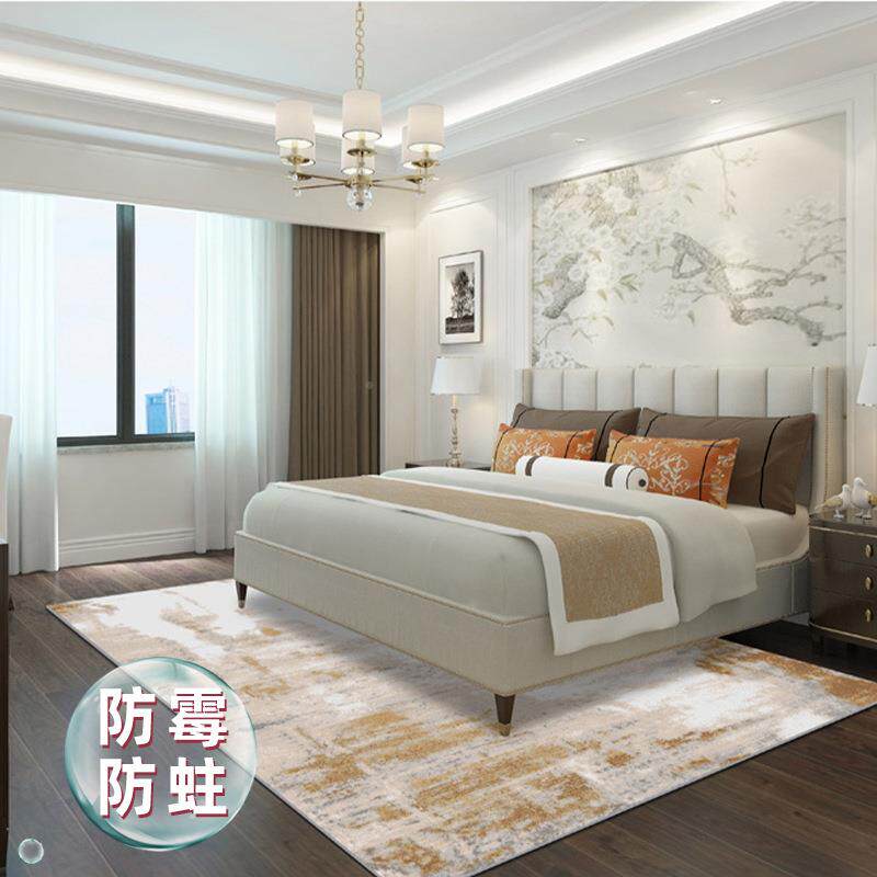 长条客厅地毯几床边地地毯茶卧室加厚床dkt-5147前沙发毯条纹脚垫