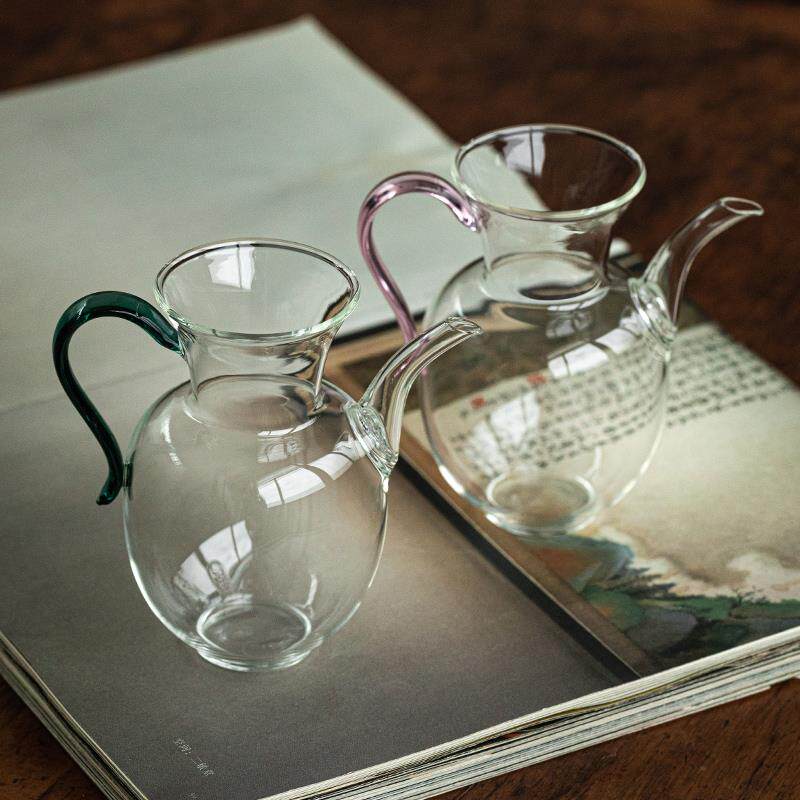 器想茶谈具玻璃加厚家用单个泡喝茶纯手工F78MHM96茶小水壶壶茶器