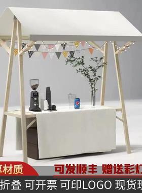 移动可折无品牌/叠展示架市集红夜摆摊花车促市网销摊地摊户外集