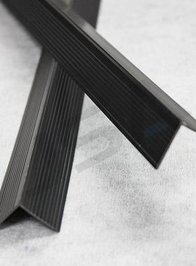 FQT裂PV黑色角条护阳角线墙角C塑料滴水线室内刮大白防保护条线