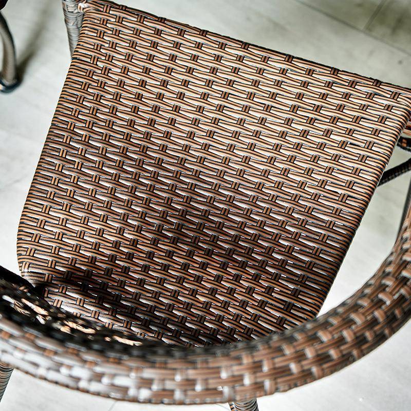 靠背椅子庭椅桌椅编织院小腾简室外子休闲阳台家用户藤椅外约单人