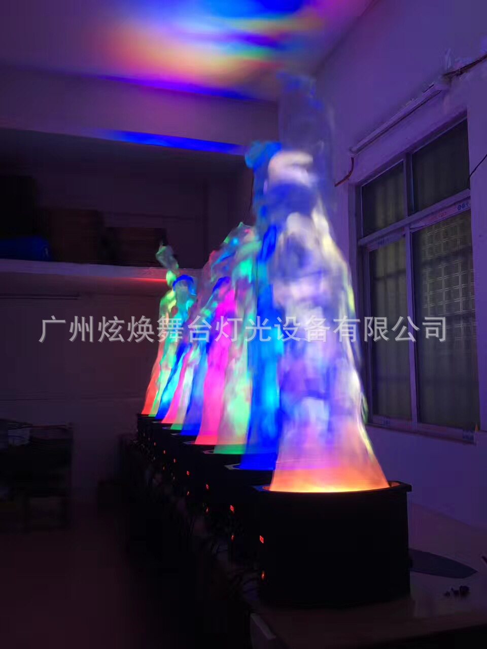 led火焰灯电子火盆假火焰遥控DMX万圣节鬼屋仿真篝火舞台灯