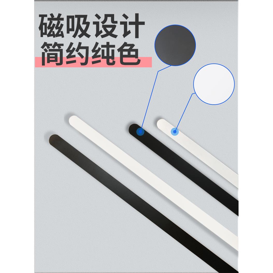 汽黑杀车身饰条纯白磁性吸开门防撞AB-0000F棱边陷免胶粘漆凹面防