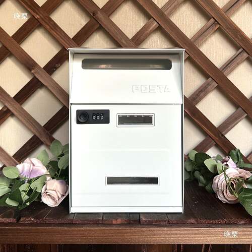 密意码饰锁箱装美式港式信邮箱别墅信报箱室外LB-305防雨水见箱