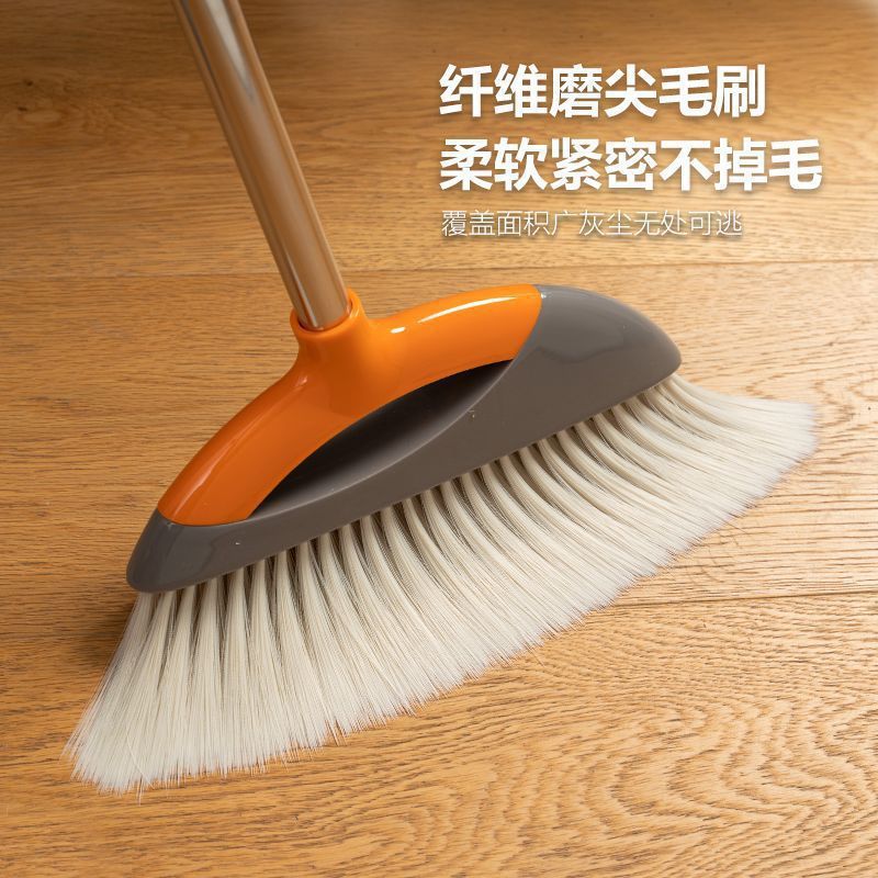 上吉不沾发软毛扫把簸箕套装