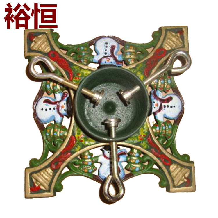 铸铁工艺品YH09528小型圣诞树底座 铁圣诞树底座 价钱实惠