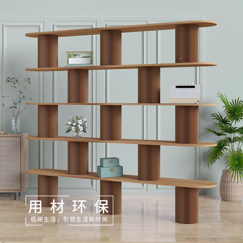 时尚储物遮挡板办公客厅叠移动纸墙直播室折间可折叠储背假景墙纸