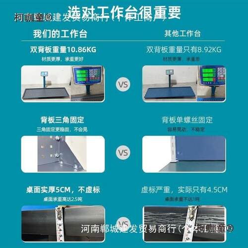 防静电工作台重型钳工电工不锈钢多功能维修机修车间实验室麦太保