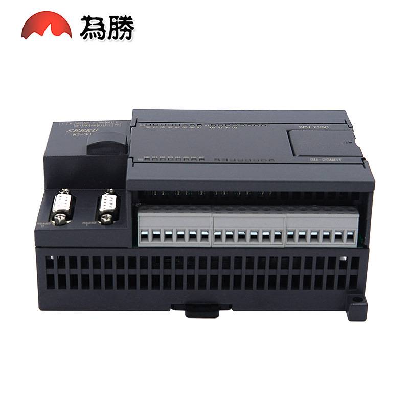 为胜国产PLC工控板WS3U-20 MT MR混合输出带模拟量 PT100 K型测温
