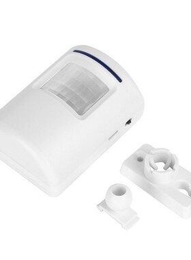 插电款感应门铃 分体门铃两感应一接O收 欢迎光临感应器