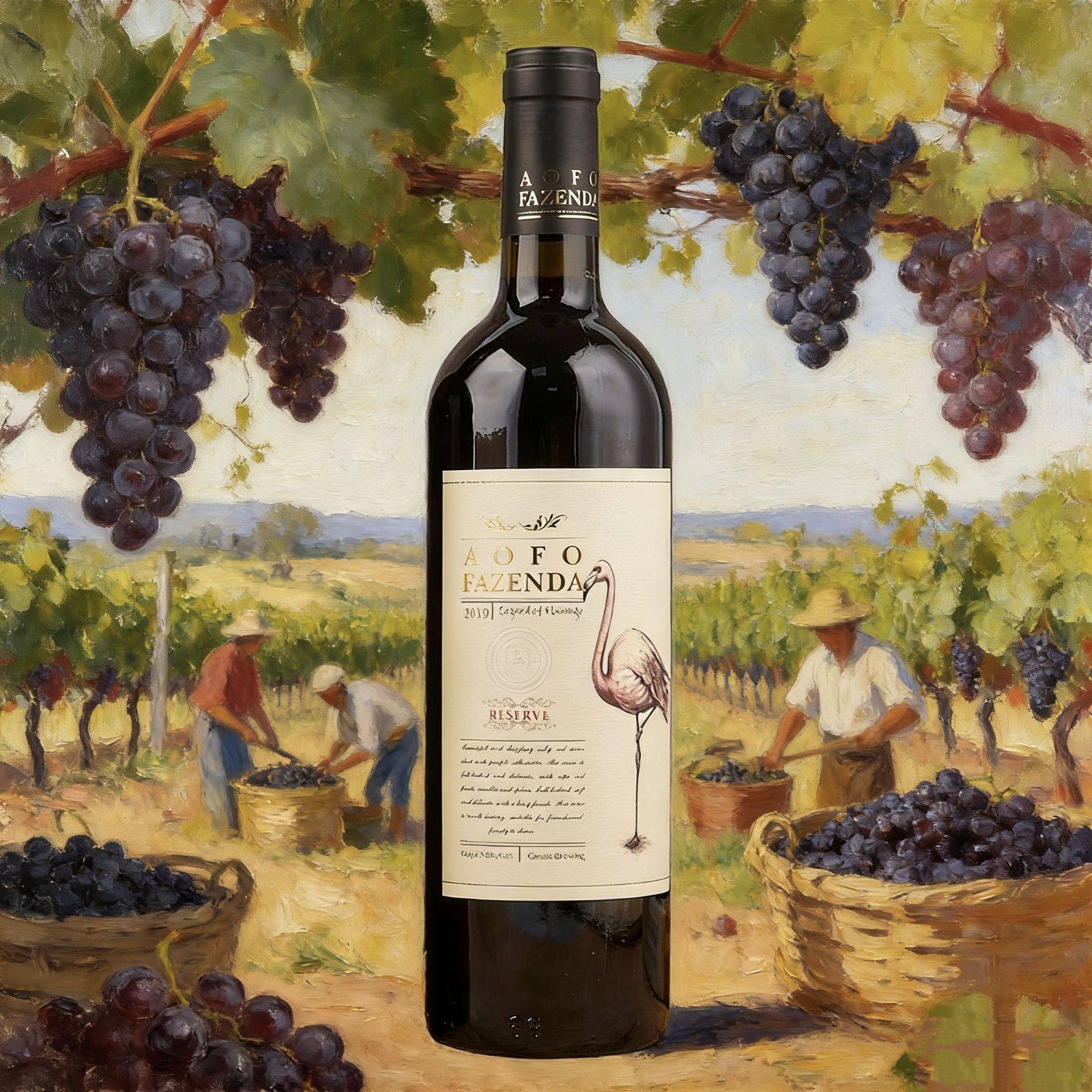 【活动价】源头代工厂直发火烈鸟干红葡萄酒14%vol红酒赤霞珠高档