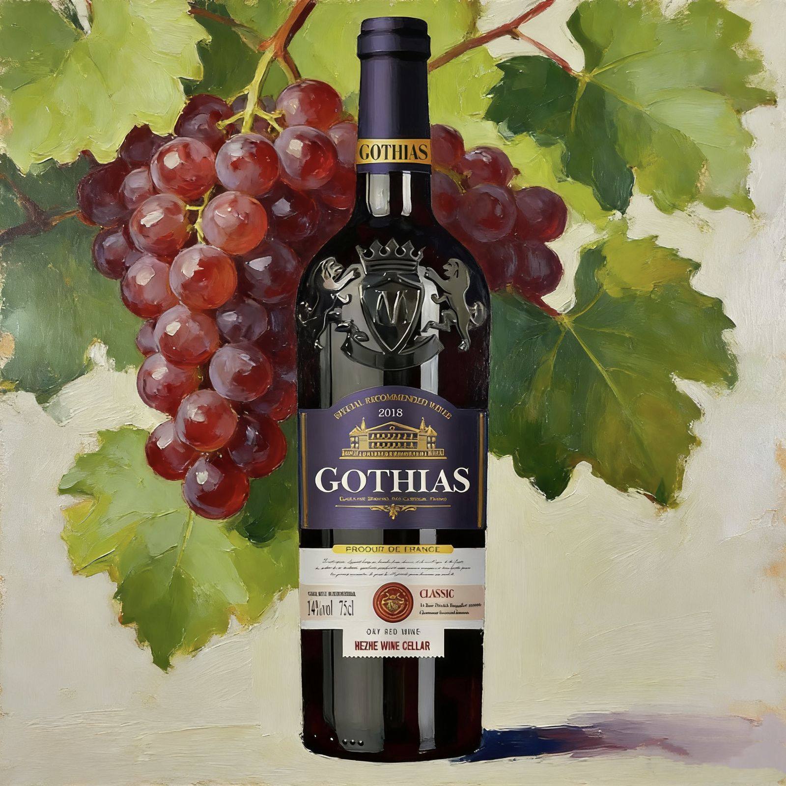 【活动价】源头代工厂大酒窖珍藏干红葡萄酒14%vol红酒赤霞珠高档